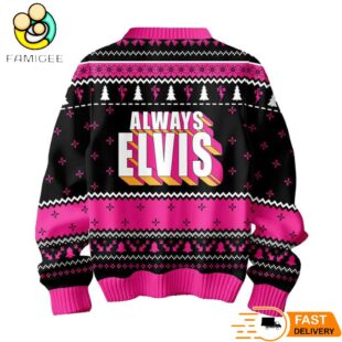 Always Elvis Presley Merry Elvismas Christmas Ugly Sweater
