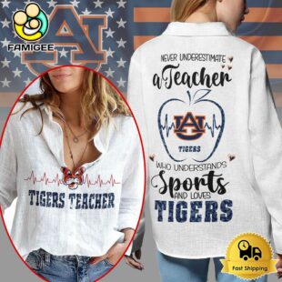 Auburn Tigers Teacher Appreciation Month Women Casual Shirt