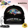 Baltimore Ravens NFL Never Give Up Fight Cancer In All Colors Cap