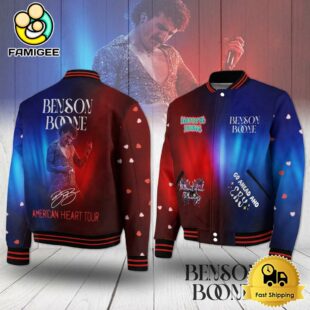 Benson Boone American Heart Tour Baseball Jacket