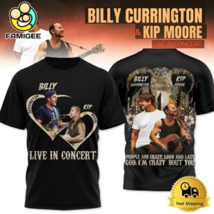 Billy Currington And Kip Moore Live In Concert 3D T-Shirt