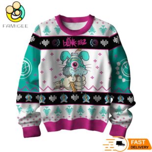 Blink 182 Custom Christmas Ugly Sweater