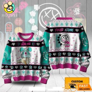 Blink 182 Custom Christmas Ugly Sweater