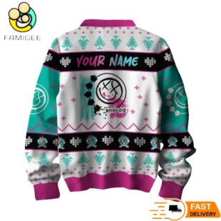 Blink 182 Custom Christmas Ugly Sweater