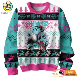 Blink 182 Shocking Disturbing Christmas Ugly Sweater