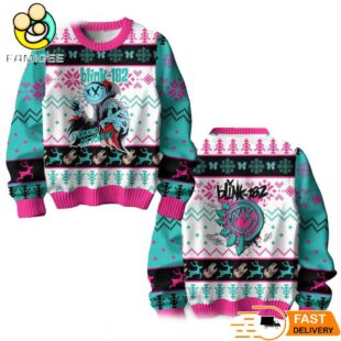 Blink 182 Shocking Disturbing Christmas Ugly Sweater