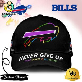 Buffalo Bills NFL Never Give Up Fight Cancer In All Colors Cap