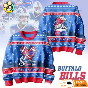 Buffalo Bills Smart Woman Loves Her Sweater
