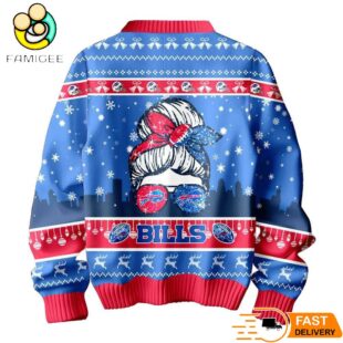 Buffalo Bills Smart Woman Loves Her Sweater