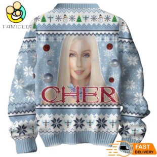 Cher Merry Christmas Ugly Sweater