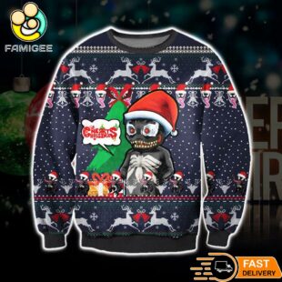 Cute Venom Ugly Christmas Knit Sweater