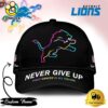 Detroit Lions NFL Never Give Up Fight Cancer In All Colors Cap