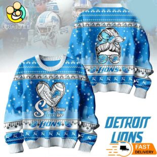 Detroit Lions Smart Woman Loves Her Sweater