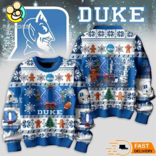 Duke Blue Devils They Not Like Us Christmas Ugly Sweater
