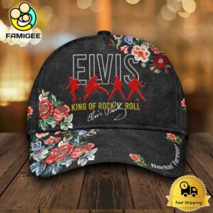 Elvis Presley King Of Rock And Roll Baseball Cap