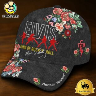 Elvis Presley King Of Rock And Roll Baseball Cap
