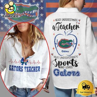 Florida Gators Teacher Appreciation Month Women Casual Shirt