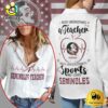 Florida State Seminoles Teacher Appreciation Month Women Casual Shirt