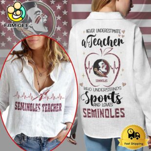 Florida State Seminoles Teacher Appreciation Month Women Casual Shirt