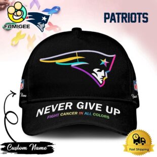 New England Patriots NFL Never Give Up Fight Cancer In All Colors Cap