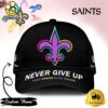 New Orleans Saints NFL Never Give Up Fight Cancer In All Colors Cap