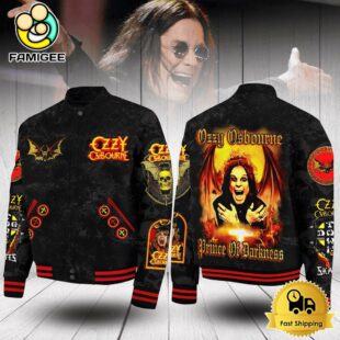 Ozzy Osbourne Prince of Darkness Baseball Jacket