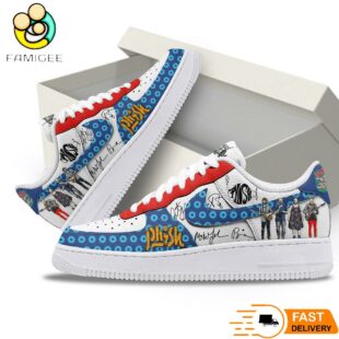 Phish Band Members Signatures Air Force 1 Shoes Sneaker