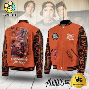 Pierce The Veil Kiss Me Now Or Never Cause Moments Fade Away Baseball Jacket