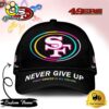 San Francisco 49ers NFL Never Give Up Fight Cancer In All Colors Cap