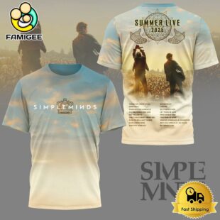 Simple Minds Summer Live 2025 T-Shirt