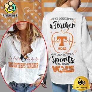 Tennessee Volunteers Teacher Appreciation Month Women Casual Shirt