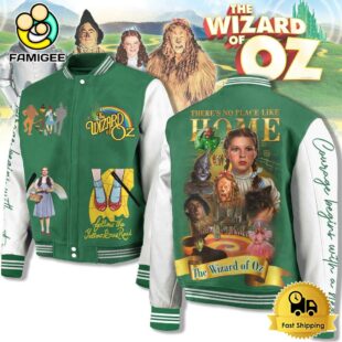 The Wizard Of Oz There's No Place Like Home Baseball Jacket