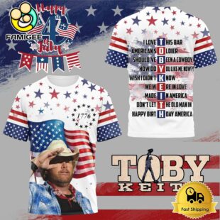 Toby Keith Happy 4Th Of July T-Shirt