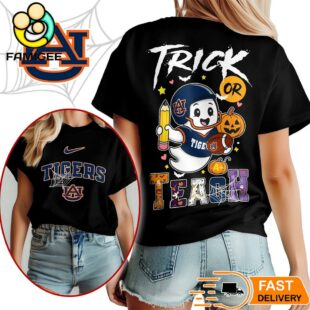 Auburn Tigers NCAA Halloween Trick Or Teach T-Shirt