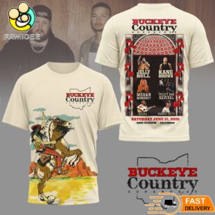 Buckeye Country Superfest Columbus 2025 T-Shirt