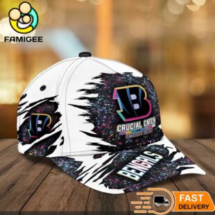 Cincinnati Bengals NFL Crucial Catch Intercept Cancer Limited Edition Cap