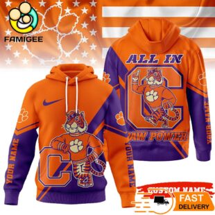Clemson Tigers New 2025 NCAA Mascot Hoodie
