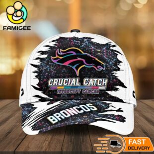 Denver Broncos NFL Crucial Catch Intercept Cancer Limited Edition Cap