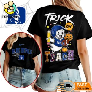 Duke Blue Devils NCAA Halloween Trick Or Teach T-Shirt