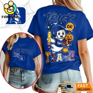 Duke Blue Devils NCAA Halloween Trick Or Teach T-Shirt