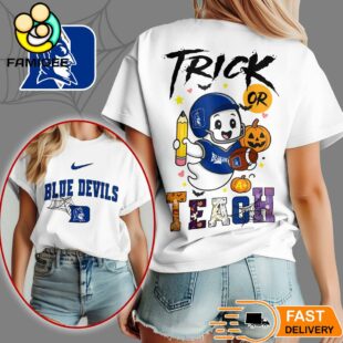 Duke Blue Devils NCAA Halloween Trick Or Teach T-Shirt