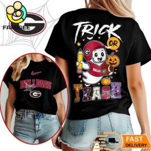 Georgia Bulldogs NCAA Halloween Trick Or Teach T-Shirt