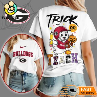 Georgia Bulldogs NCAA Halloween Trick Or Teach T-Shirt