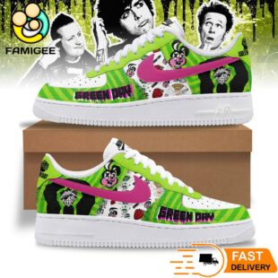 Green Day Rebellious Rabbit Air Force 1 Shoes