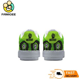 Green Day Rebellious Rabbit Air Force 1 Shoes