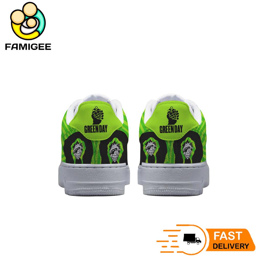 Green Day Rebellious Rabbit Air Force 1 Shoes Green Day Rebellious Rabbit Air Force 1 Shoes
