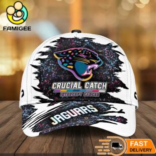 Jacksonville Jaguars NFL Crucial Catch Intercept Cancer Limited Edition Cap