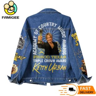 Keith Urban Academy Of Country Music Avards Denim Jacket