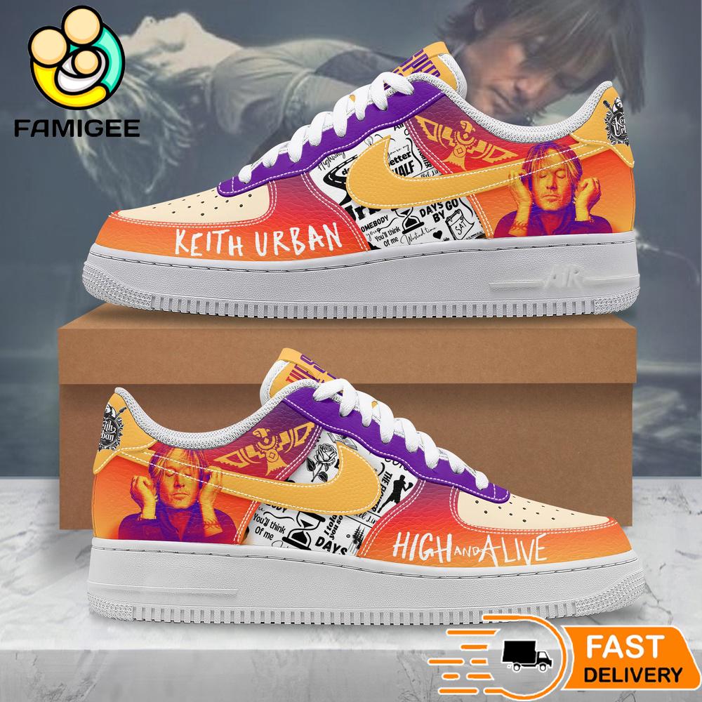 Keith Urban You'll Think Of Me Limited Edition Air Force 1 Shoes Keith Urban You'll Think Of Me Limited Edition Air Force 1 Shoes