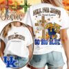 Kentucky Wildcats NCAA Fall For Jesus He Never Leaves 3D Shirt